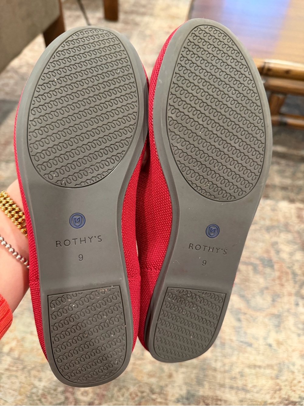 Red Rothy’s ballet flats - Picture 6 of 7